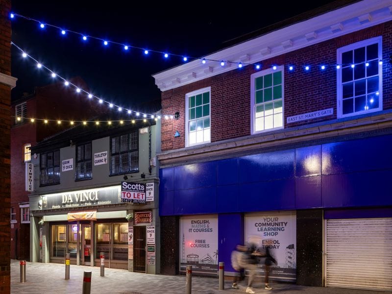Grimsby catenary lighting
