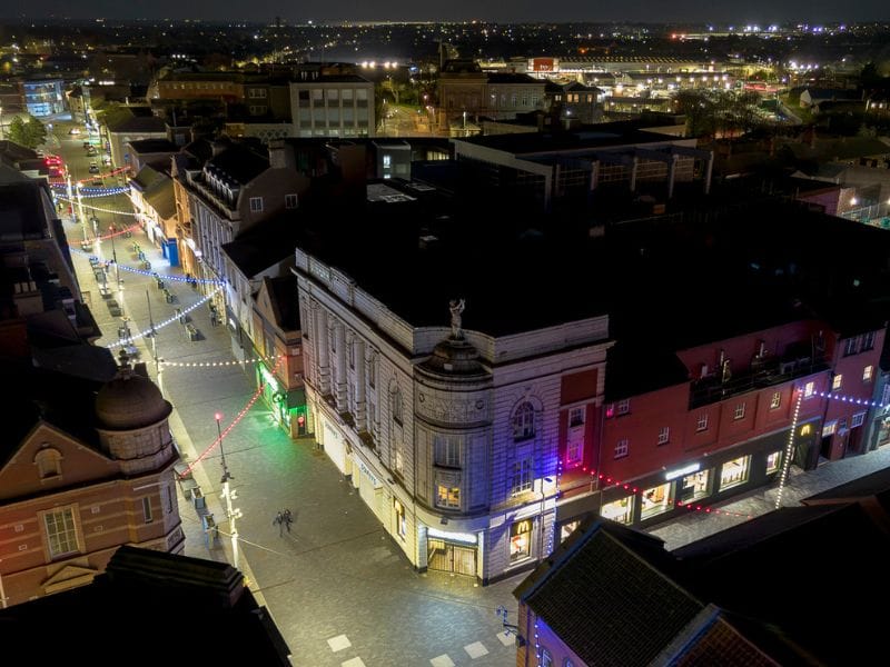 Grimsby catenary lighting
